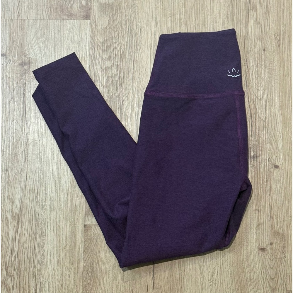 Beyond Yoga Spacedye High Waisted Leggings Dark Purple Heather Medium